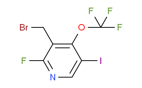 3-(Bromomethyl)-2-fluoro-5-iodo-4-(trifluoromethoxy)pyridine