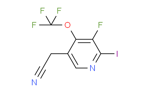 3-Fluoro-2-iodo-4-(trifluoromethoxy)pyridine-5-acetonitrile