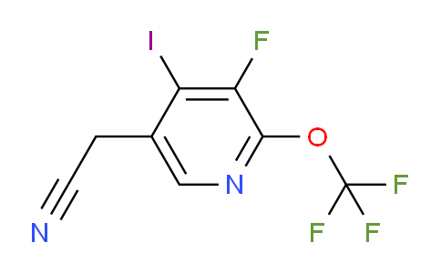 AM165814 | 1804306-84-0 | 3-Fluoro-4-iodo-2-(trifluoromethoxy)pyridine-5-acetonitrile