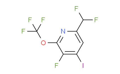 AM165823 | 1804769-90-1 | 6-(Difluoromethyl)-3-fluoro-4-iodo-2-(trifluoromethoxy)pyridine