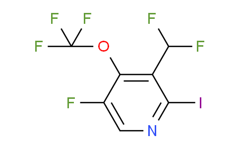 3-(Difluoromethyl)-5-fluoro-2-iodo-4-(trifluoromethoxy)pyridine