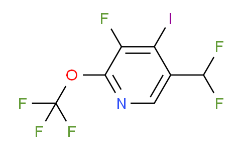 AM165838 | 1804322-65-3 | 5-(Difluoromethyl)-3-fluoro-4-iodo-2-(trifluoromethoxy)pyridine