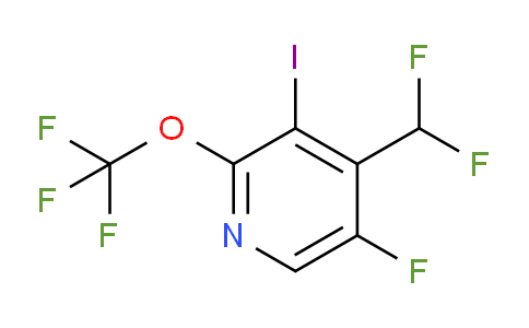 4-(Difluoromethyl)-5-fluoro-3-iodo-2-(trifluoromethoxy)pyridine