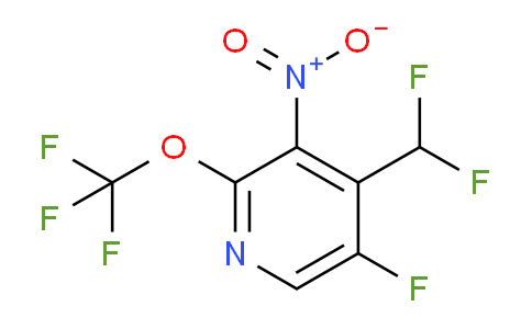 4-(Difluoromethyl)-5-fluoro-3-nitro-2-(trifluoromethoxy)pyridine