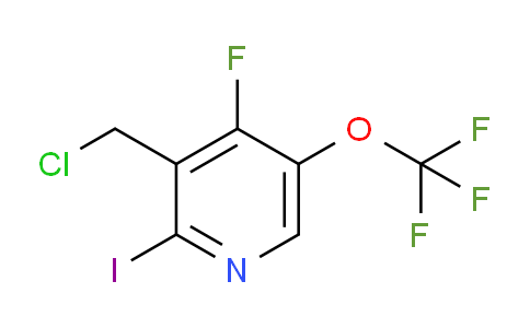 3-(Chloromethyl)-4-fluoro-2-iodo-5-(trifluoromethoxy)pyridine