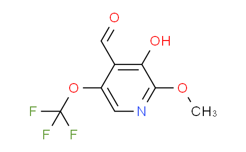 3-Hydroxy-2-methoxy-5-(trifluoromethoxy)pyridine-4-carboxaldehyde