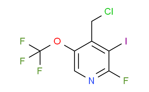 4-(Chloromethyl)-2-fluoro-3-iodo-5-(trifluoromethoxy)pyridine