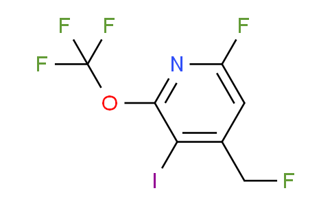 6-Fluoro-4-(fluoromethyl)-3-iodo-2-(trifluoromethoxy)pyridine