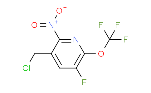 3-(Chloromethyl)-5-fluoro-2-nitro-6-(trifluoromethoxy)pyridine