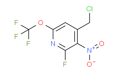 4-(Chloromethyl)-2-fluoro-3-nitro-6-(trifluoromethoxy)pyridine