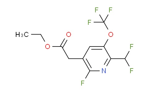 AM165898 | 1804481-08-0 | Ethyl 2-(difluoromethyl)-6-fluoro-3-(trifluoromethoxy)pyridine-5-acetate