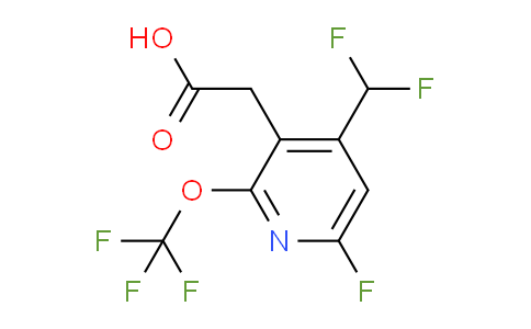 AM165903 | 1806739-43-4 | 4-(Difluoromethyl)-6-fluoro-2-(trifluoromethoxy)pyridine-3-acetic acid