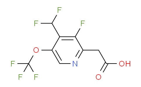 AM165906 | 1806734-42-8 | 4-(Difluoromethyl)-3-fluoro-5-(trifluoromethoxy)pyridine-2-acetic acid