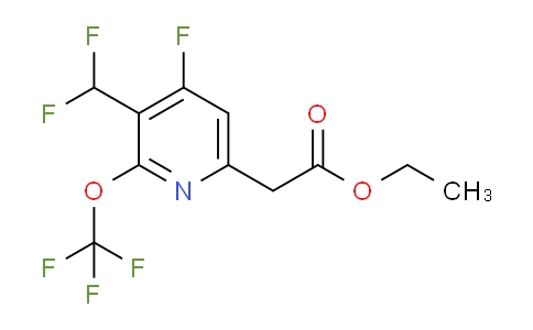 AM165907 | 1805974-44-0 | Ethyl 3-(difluoromethyl)-4-fluoro-2-(trifluoromethoxy)pyridine-6-acetate