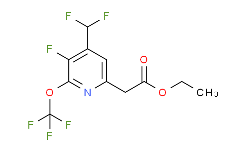 AM165921 | 1804309-16-7 | Ethyl 4-(difluoromethyl)-3-fluoro-2-(trifluoromethoxy)pyridine-6-acetate