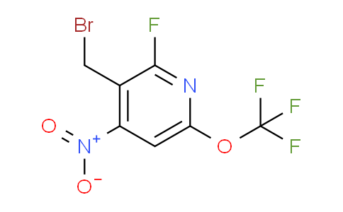 3-(Bromomethyl)-2-fluoro-4-nitro-6-(trifluoromethoxy)pyridine