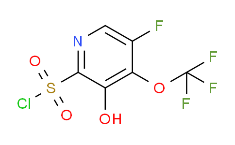 5-Fluoro-3-hydroxy-4-(trifluoromethoxy)pyridine-2-sulfonyl chloride