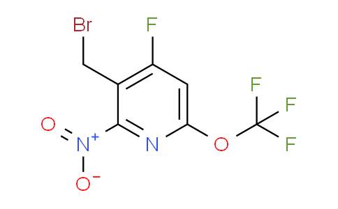 3-(Bromomethyl)-4-fluoro-2-nitro-6-(trifluoromethoxy)pyridine