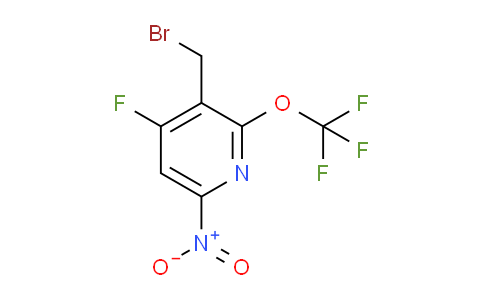 3-(Bromomethyl)-4-fluoro-6-nitro-2-(trifluoromethoxy)pyridine