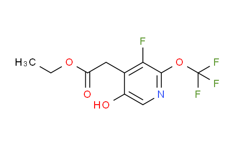 AM165961 | 1804790-40-6 | Ethyl 3-fluoro-5-hydroxy-2-(trifluoromethoxy)pyridine-4-acetate