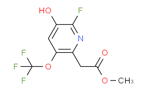 Methyl 2-fluoro-3-hydroxy-5-(trifluoromethoxy)pyridine-6-acetate