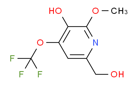 3-Hydroxy-2-methoxy-4-(trifluoromethoxy)pyridine-6-methanol