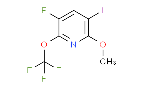 3-Fluoro-5-iodo-6-methoxy-2-(trifluoromethoxy)pyridine