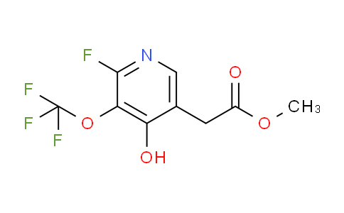 Methyl 2-fluoro-4-hydroxy-3-(trifluoromethoxy)pyridine-5-acetate