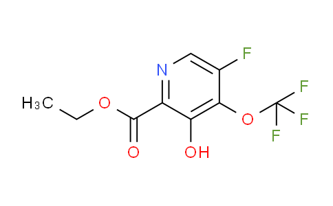 Ethyl 5-fluoro-3-hydroxy-4-(trifluoromethoxy)pyridine-2-carboxylate