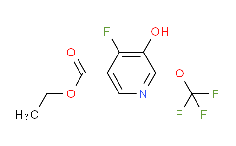 Ethyl 4-fluoro-3-hydroxy-2-(trifluoromethoxy)pyridine-5-carboxylate