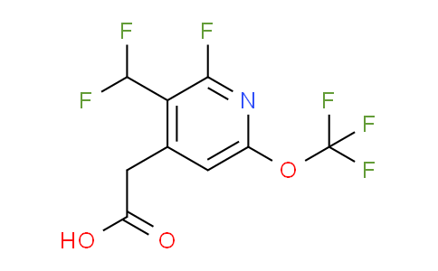 3-(Difluoromethyl)-2-fluoro-6-(trifluoromethoxy)pyridine-4-acetic acid