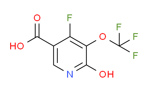4-Fluoro-2-hydroxy-3-(trifluoromethoxy)pyridine-5-carboxylic acid