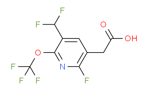 AM166048 | 1804336-49-9 | 3-(Difluoromethyl)-6-fluoro-2-(trifluoromethoxy)pyridine-5-acetic acid
