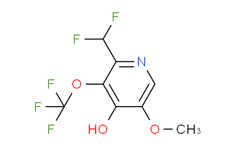 2-(Difluoromethyl)-4-hydroxy-5-methoxy-3-(trifluoromethoxy)pyridine