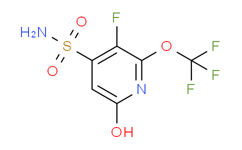 3-Fluoro-6-hydroxy-2-(trifluoromethoxy)pyridine-4-sulfonamide