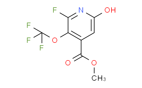 Methyl 2-fluoro-6-hydroxy-3-(trifluoromethoxy)pyridine-4-carboxylate
