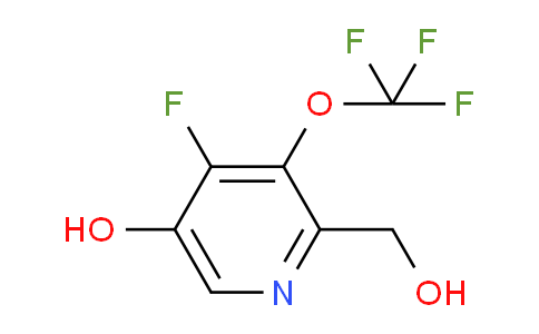 4-Fluoro-5-hydroxy-3-(trifluoromethoxy)pyridine-2-methanol