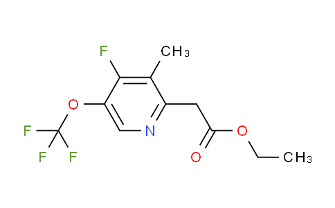 AM166097 | 1805957-51-0 | Ethyl 4-fluoro-3-methyl-5-(trifluoromethoxy)pyridine-2-acetate