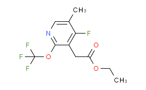 AM166100 | 1804433-50-8 | Ethyl 4-fluoro-5-methyl-2-(trifluoromethoxy)pyridine-3-acetate