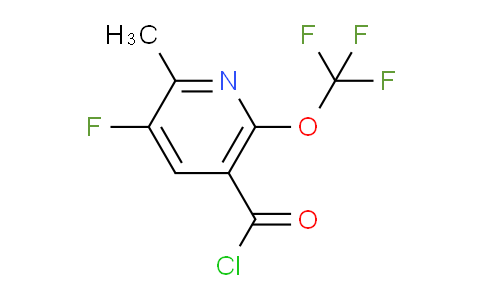AM166115 | 1804817-47-7 | 3-Fluoro-2-methyl-6-(trifluoromethoxy)pyridine-5-carbonyl chloride