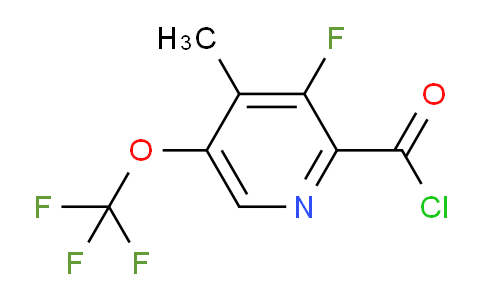 AM166117 | 1804784-67-5 | 3-Fluoro-4-methyl-5-(trifluoromethoxy)pyridine-2-carbonyl chloride