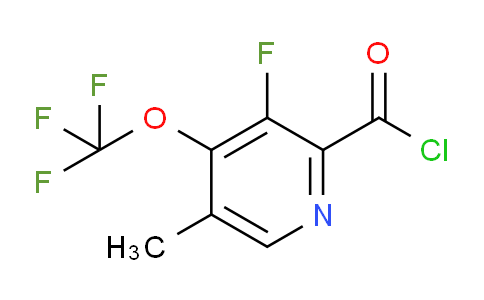 AM166120 | 1804737-98-1 | 3-Fluoro-5-methyl-4-(trifluoromethoxy)pyridine-2-carbonyl chloride