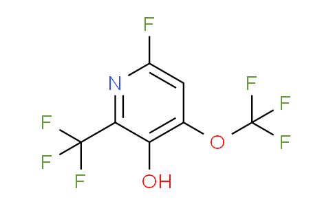 6-Fluoro-3-hydroxy-4-(trifluoromethoxy)-2-(trifluoromethyl)pyridine