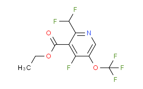 AM166155 | 1804765-73-8 | Ethyl 2-(difluoromethyl)-4-fluoro-5-(trifluoromethoxy)pyridine-3-carboxylate