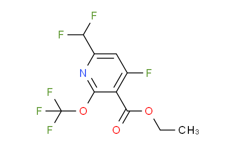 AM166158 | 1806190-53-3 | Ethyl 6-(difluoromethyl)-4-fluoro-2-(trifluoromethoxy)pyridine-3-carboxylate