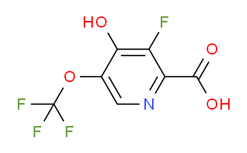 3-Fluoro-4-hydroxy-5-(trifluoromethoxy)pyridine-2-carboxylic acid