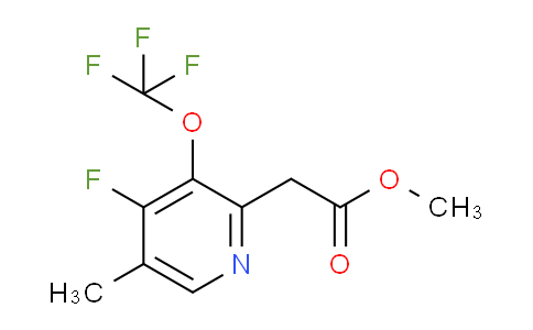 AM166189 | 1804783-78-5 | Methyl 4-fluoro-5-methyl-3-(trifluoromethoxy)pyridine-2-acetate