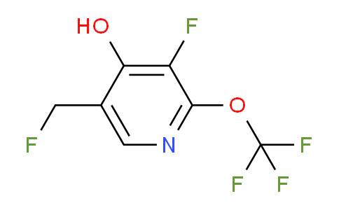 3-Fluoro-5-(fluoromethyl)-4-hydroxy-2-(trifluoromethoxy)pyridine