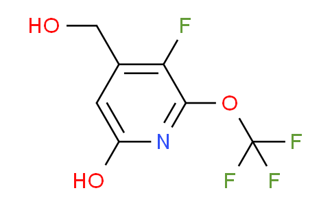 3-Fluoro-6-hydroxy-2-(trifluoromethoxy)pyridine-4-methanol