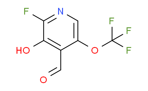 2-Fluoro-3-hydroxy-5-(trifluoromethoxy)pyridine-4-carboxaldehyde